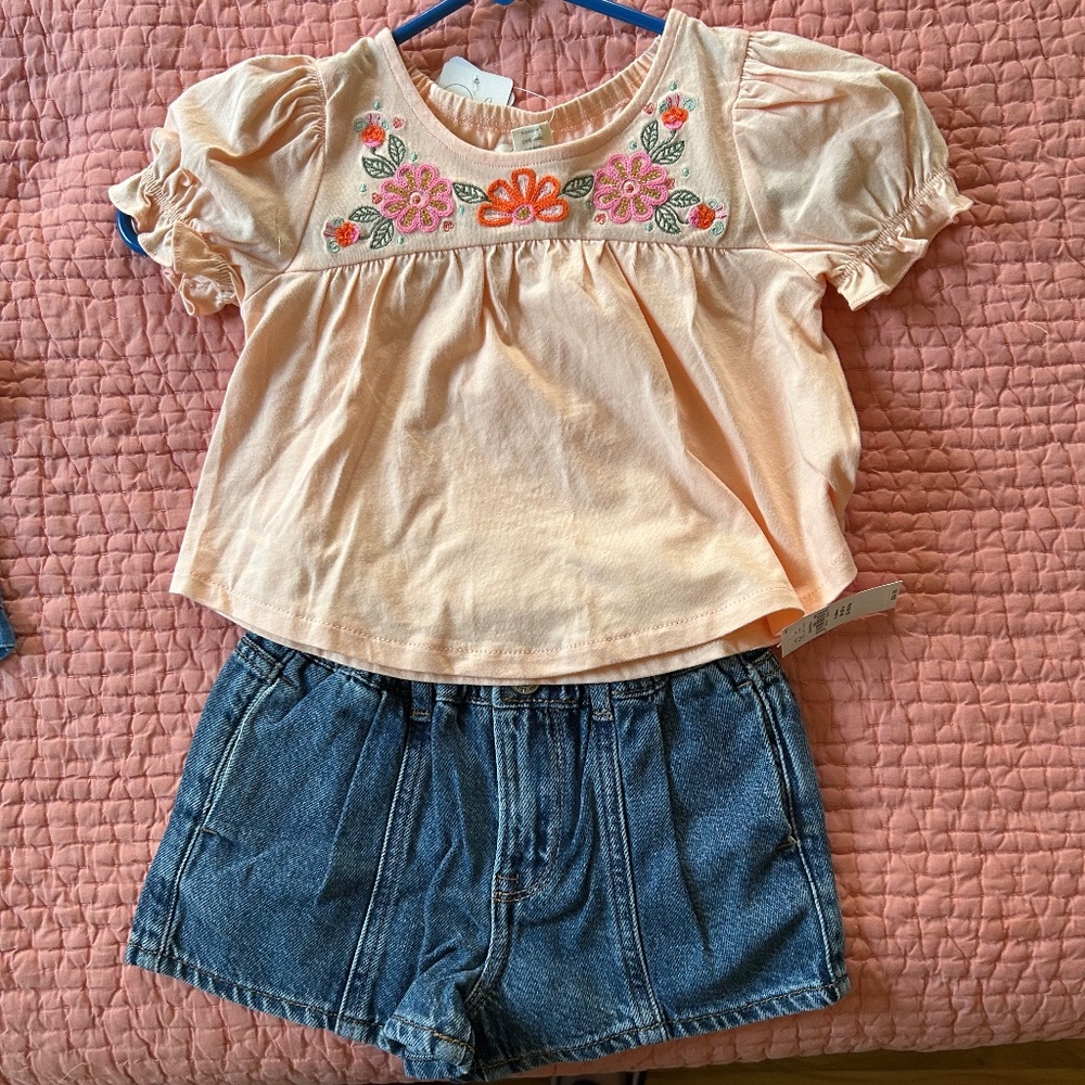3T Top and Shorts